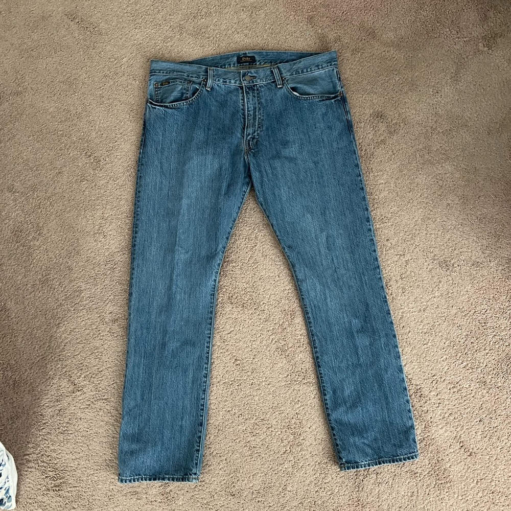 Polo Ralph Lauren Men's Blue Straight Jeans